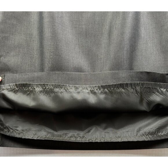 Vintage Caslon Wool Mohair Blend Pencil Skirt 90s Minimalist Careercore USA Made - Picture 3 of 8